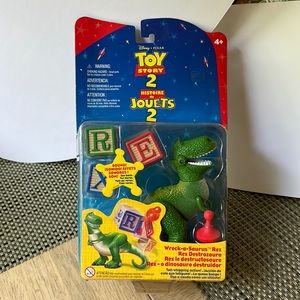 *LAST CHANCE *VINTAGE New in box! Toy Story 2Wreck-a-Saurus Rex Toy